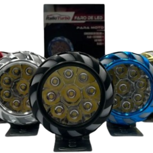 Faro LED RGB para moto con carcaza
