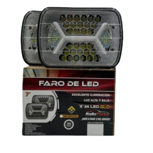 UNIDAD 7" GLO EN FORMA DE X
