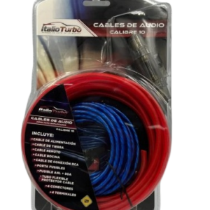 Cables de audio calibre 10 (KIT)