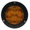 Plafón de 6 LED con borde negro