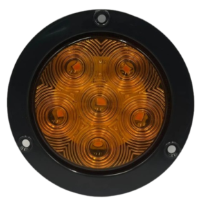Plafón de 6 LED con borde negro